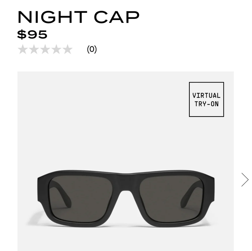 NWT Quay Australia Sunglasses Night Cap Matte Black Black Polarized Lens